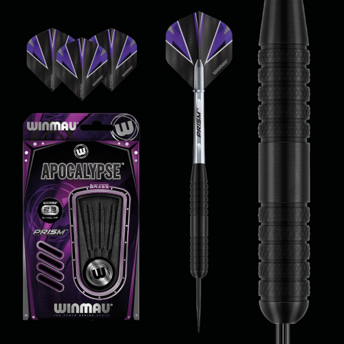 Šipky steel Winmau Apocalypse brass 23g