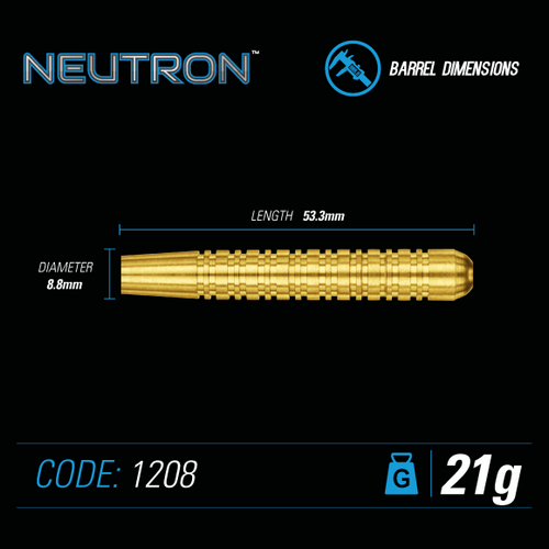 Šipky steel Winmau Neutron 21g