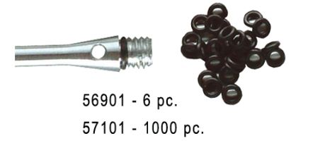 Bull´s o-rings 6mm 1000 ks 57101