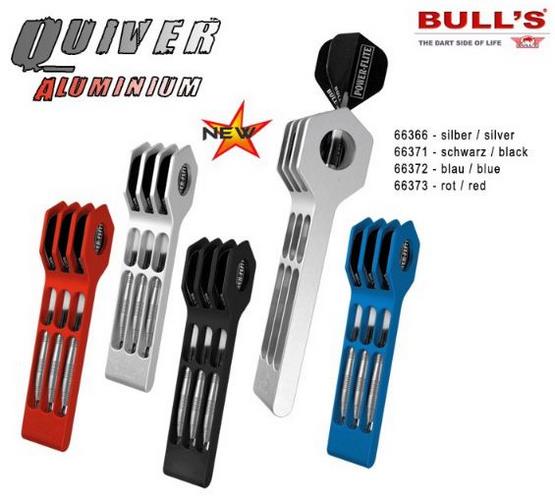 Pouzdro pro šipky quiver aluminium bull´s černý 66371