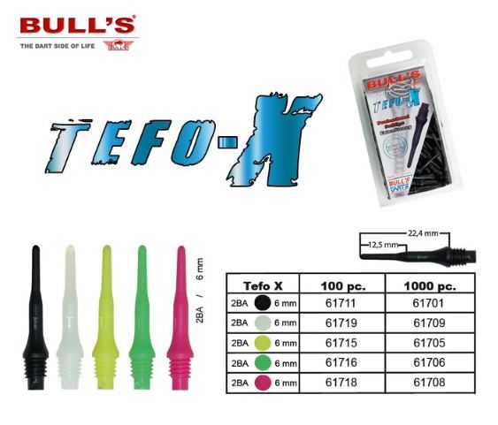 Hroty Bull´s Tefo X 1000 ks zelené 61706