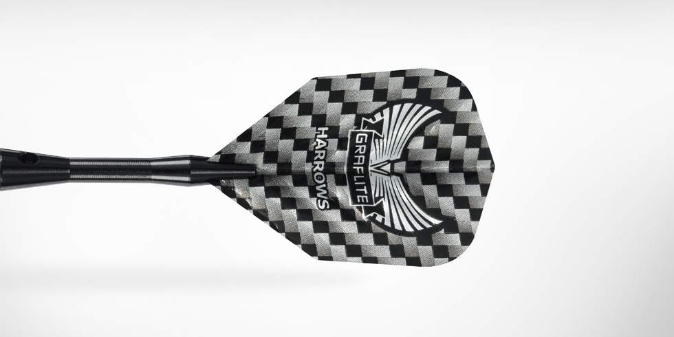Harrows šipky steel black jack 24gk