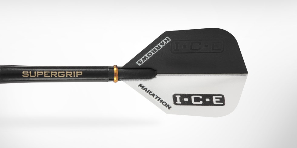 Harrows šipky steel black i.c.e. 90% 22gr