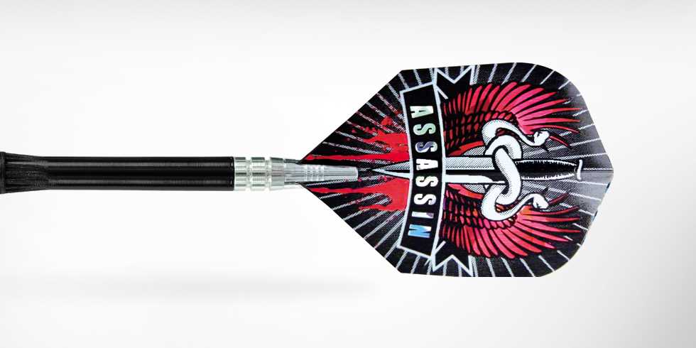 Harrows šipky steel assassin 24gk