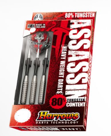 Harrows šipky steel assassin 32gr