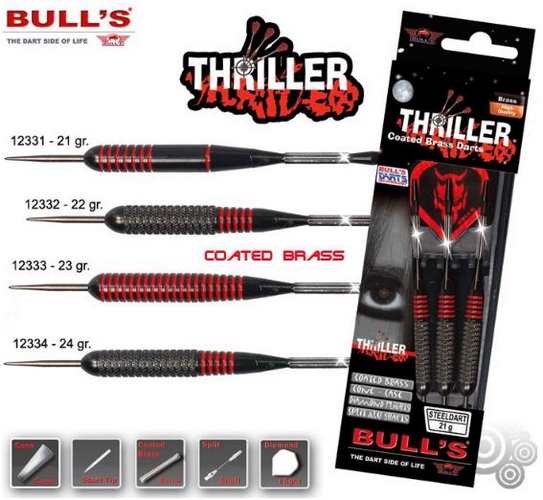 Bull´s šipky steel thriller 23gr. 12343
