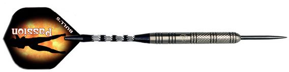 Bull´s šipky steel passion 95% knurled grip 22gr. 14042