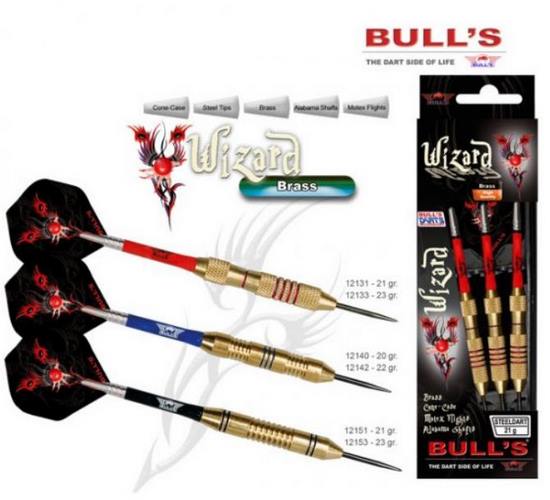 Bull´s šipky steel wizard červené 23gr. 12133