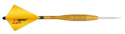 Šipky unicorn sigma pro 970 27gr. golden steel 10949