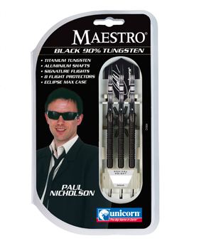 Šipky unicorn steel maestro players choice 22gr. wes newton 10653