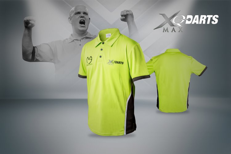 Xqmax darts polotriko/košile michael van gerwen - original trainingshirt vel. m