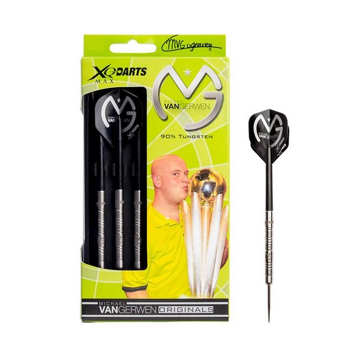 Xqmax šipky steelové michael van gerwen 25gr. 90% tungsten - mighty mike