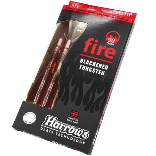 Harrows šipky steel fire 90% 23gr razor grip