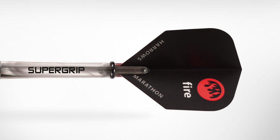 Harrows šipky steel fire 90% 25gr razor grip