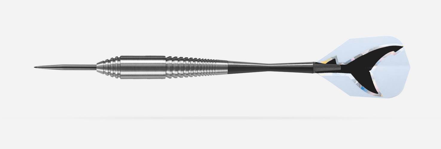 Harrows šipky steel silver shark 24gr.