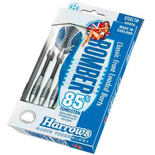 Harrows šipky steel bomber 85% 23gr.