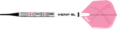 Bull´s šipky virgirl slim-shark grip 20gr. 18520