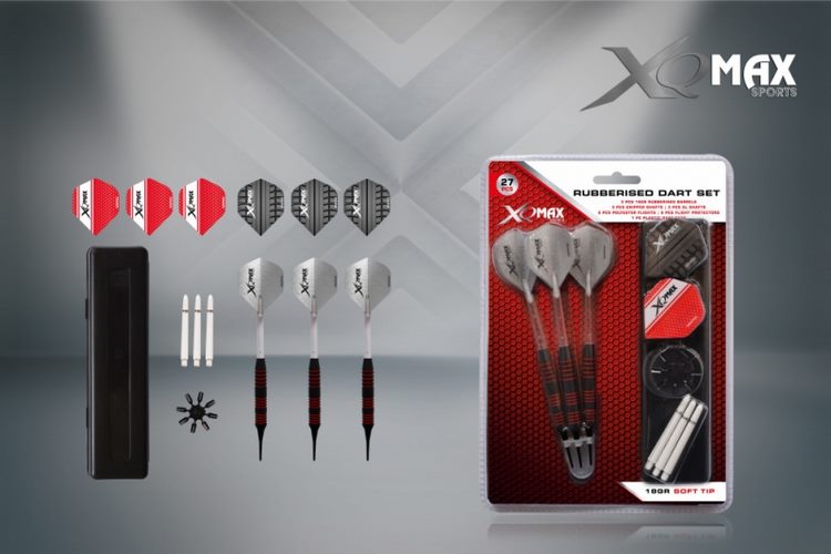Sada XQMax Darts Soft šipky  Nickel Plated 18g