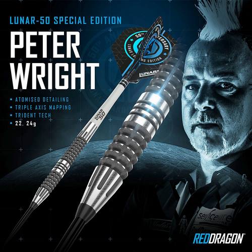 Šipky steel Peter Wright Lunar 22g
