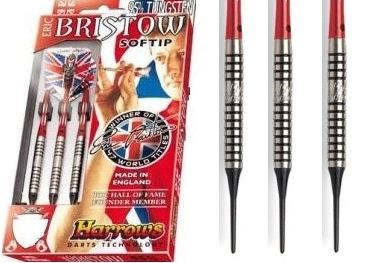 Šipky Harrows Eric Bristow 20g soft – legendární kvalita