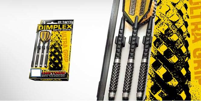 Harrows šipky dimplex 16g