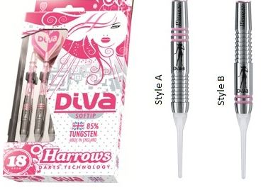 Harrows šipky diva 18gr style b