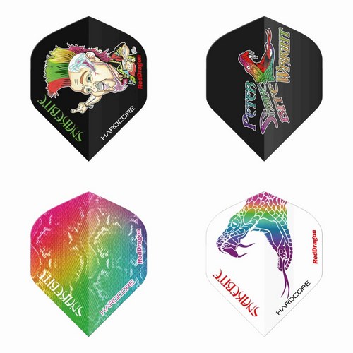 Peter Wright Snakebite sada letek Red Dragon Selection pack