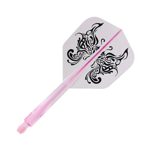 Condor Letky AXE Tribal Butterfly small long clear Pink CN492