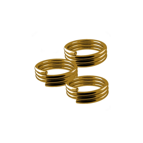 Pružinky na násadky gold 3 ks