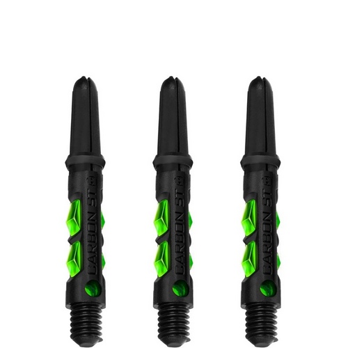 Násadky Harrows Carbon ST green krátké
