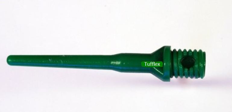 Hroty tufflex dlouhé 200 ks tmavě zelené