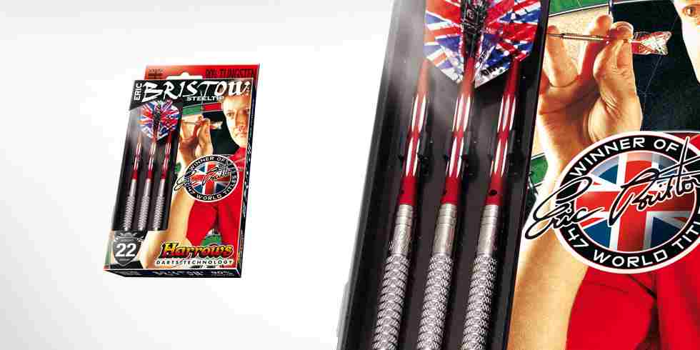 Harrows šipky steel eric bristow 90% 22gk