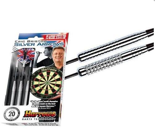 Harrows šipky steel silver arrows eric bristow 20gk