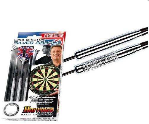 Harrows šipky steel silver arrows eric bristow 24gk