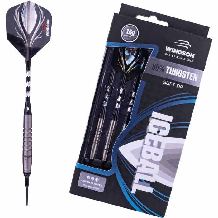 Šipky soft Windson Iceball 16g Tungsten 90%