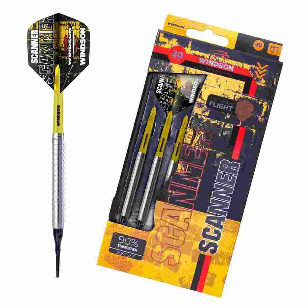 Šipky soft Windson Scanner 20g Tungsten 90% yellow
