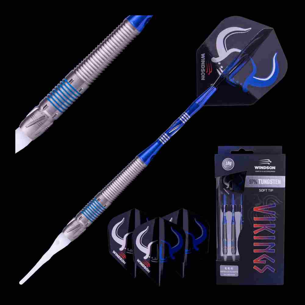 Šipky soft Windson Vikings 18g Tungsten 97%