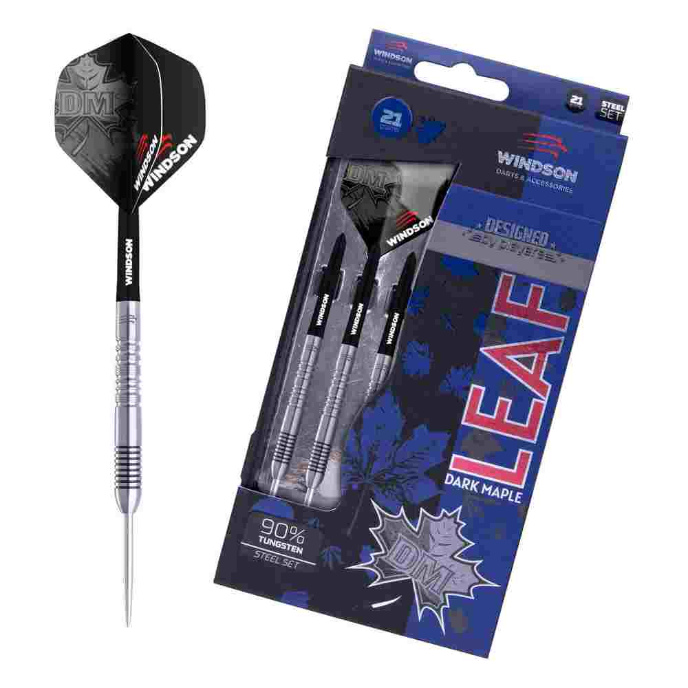 Šipky steel Windson Dark Marple Leaf 21g Tungsten 90%
