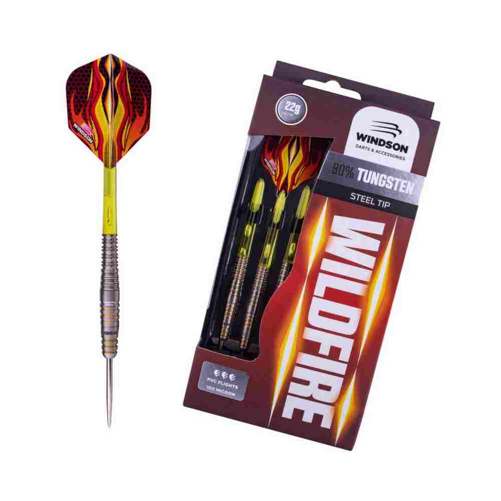 Šipky steel Windson Wildfire 22g Tungsten 90%
