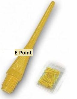 Hroty e-point empire dart žluté dlouhé 500ks