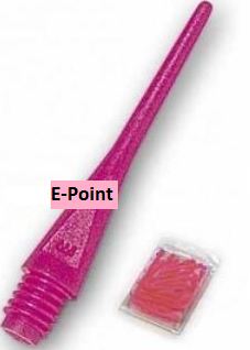 Hroty e-point empire dart neon růžové dlouhé 50 ks