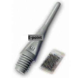 Hroty e-point empire dart šedé krátké 30ks