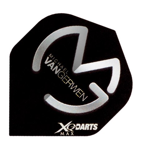 Xqmax darts letky xqmax 100 - michael van gerwen - mvg black silver