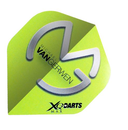 Xqmax darts letky xqmax 100 - michael van gerwen - mvg green white