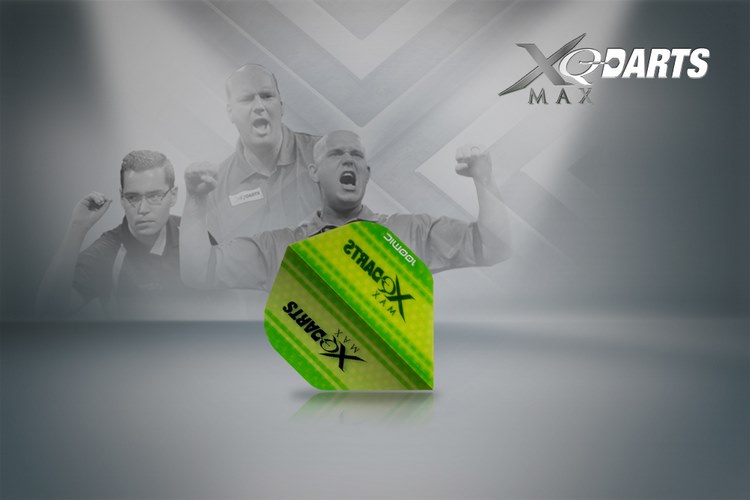 Xqmax darts letky xqmax 100 - transparent green