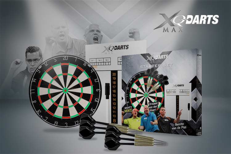 Xqmax darts sisalový terč starter set europe