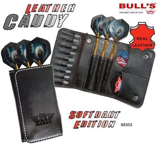 Pouzdro na šipky leather caddy soft bull´s 66303