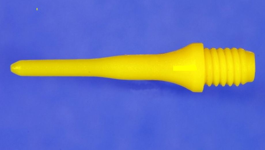 Hroty cyber tufflex krátké 500 ks žluté neon