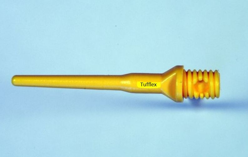 Hroty tufflex dlouhé 2000 ks tmavě žluté