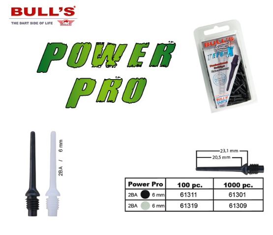 Hroty Bull´s Power Pro 1000 ks bílé dlouhé 61309